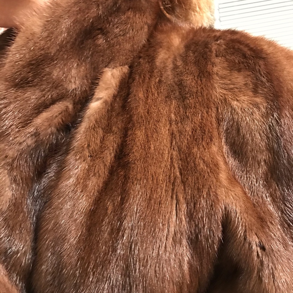 Real fur jacket